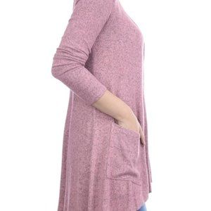 Long Sleeve Classic Open Front Lightweight Duster